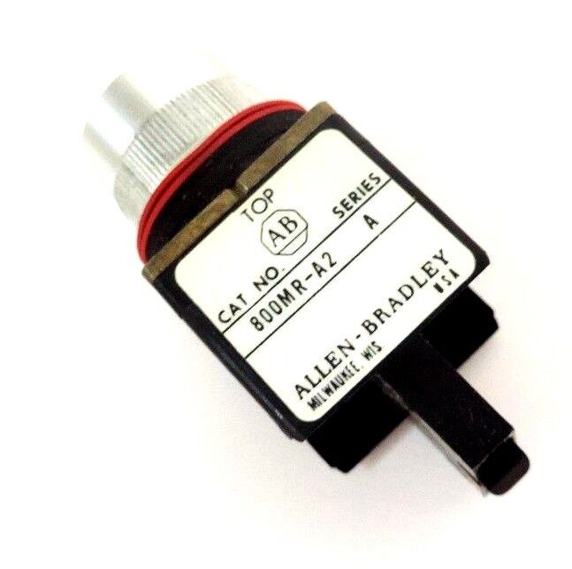 NEW ALLEN BRADLEY 800MR-A2 FLUSH HEAD PUSHBUTTON SER. A, 800MRA2