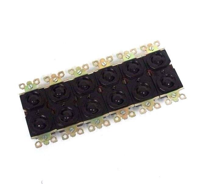 LOT OF 6 GENERAL ELECTRIC DUPLEX TWIST LOCK RECEPTACLES 15A, 125V