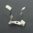 LOT OF 33 MINERALLAC 1/2" RIGID CONDUIT PIPE HANGERS