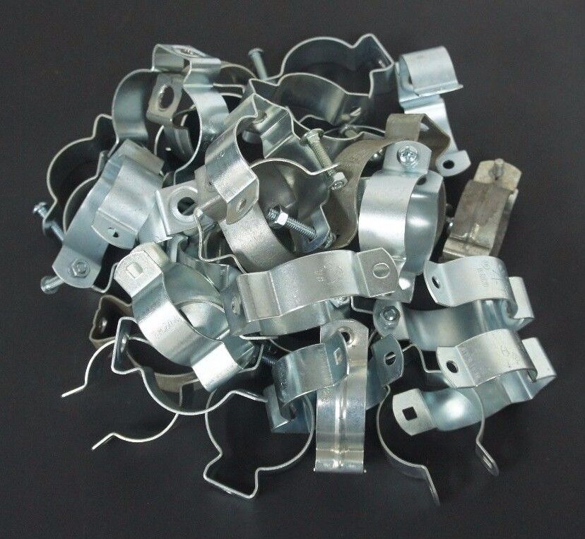 LOT OF 52 NEW GENERIC 1" CONDUIT PIPE HANGERS