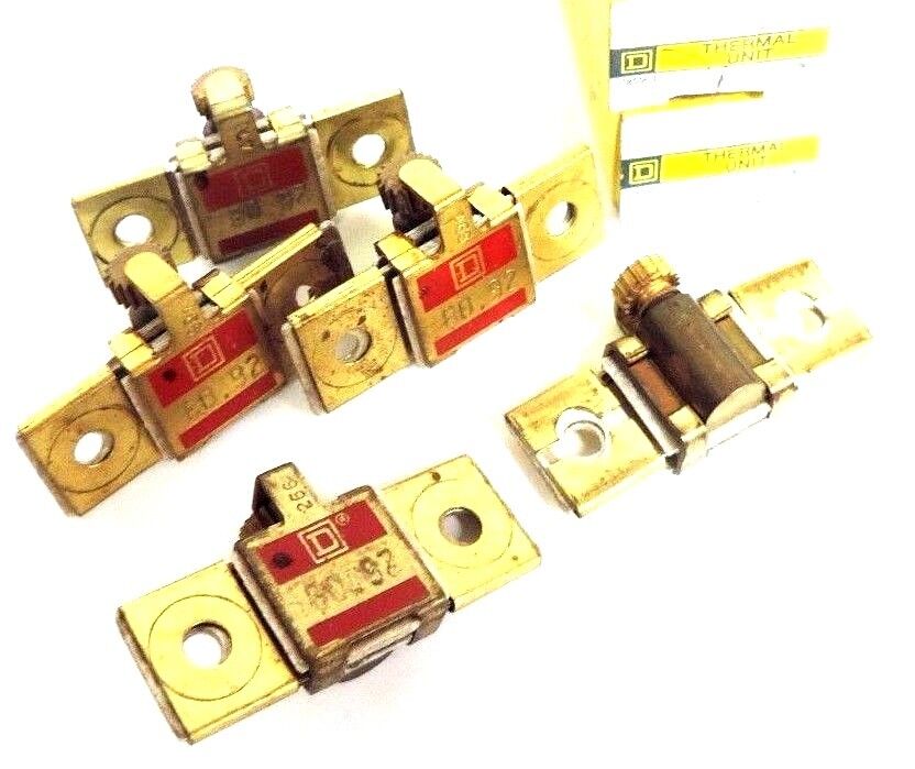 LOT OF 7 SQUARE D B0-92 OVERLOAD THERMAL UNITS B092