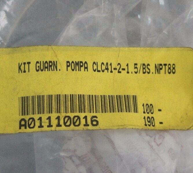 LOT OF 3 NEW POMPA CLC41-2-1.5/BS.NPT88 GUARN. KITS A01110016 CLC41215BSNPT88