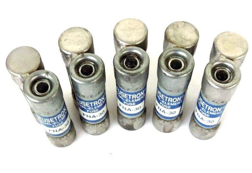 LOT OF 5 FUSETRON FNA-30 DUEL ELEMENT FUSES FNA30