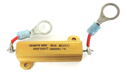 OHMITE 850F100KE RESISTOR, 100 KOHMS, 1%, 50W