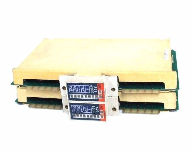LOT OF 2 HONEYWELL 621-6300 LOW LEVEL LOGIC OUTPUT MODULES 5VDC 100MA