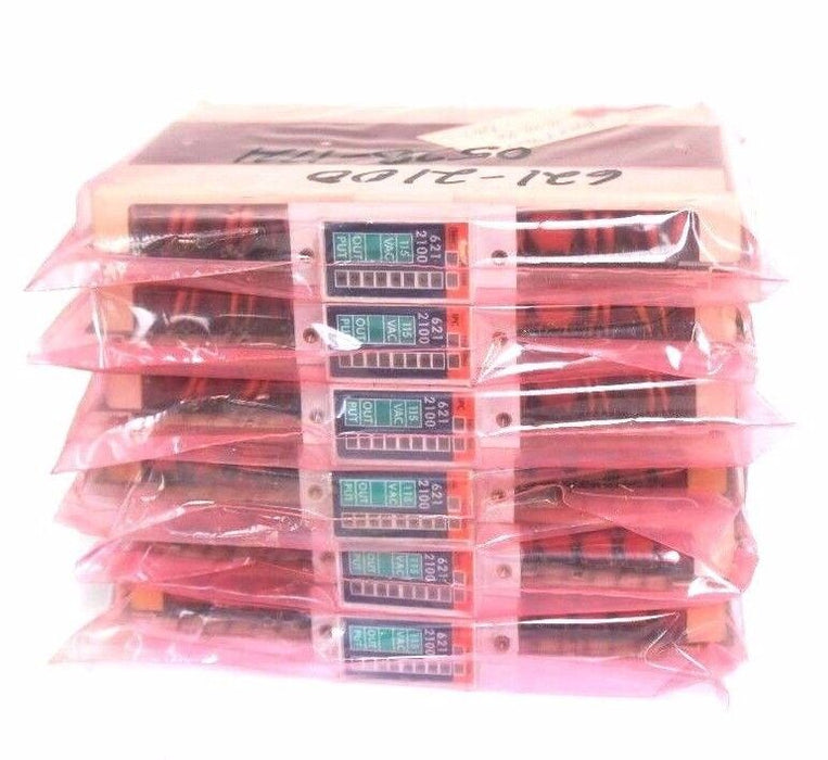 LOT OF 6 HONEYWELL 621-2100 OUTPUT MODULES 115VAC OUTPUT 6212100