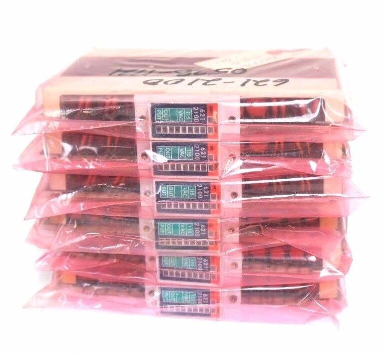 LOT OF 6 HONEYWELL 621-2100 OUTPUT MODULES 115VAC OUTPUT 6212100