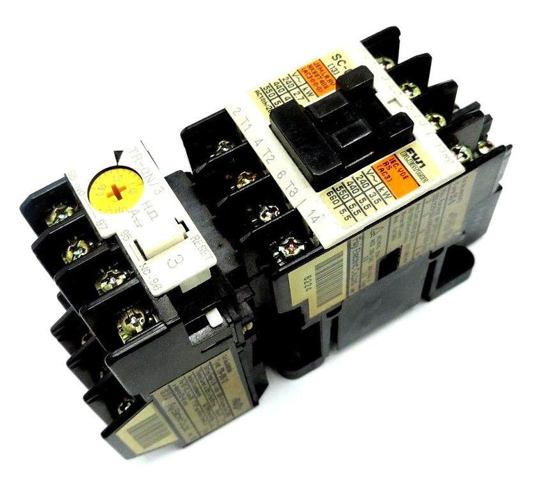 NEW FUJI ELECTRIC SC-0 CONTACTOR W/ TR-0N/3 OVERLOAD RELAY & SZ-Z5 SUPPRESSOR