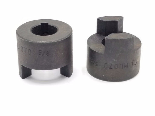 LOT OF 2 NEW MARTIN ML 070 X 5/8 JAW COUPLINGS