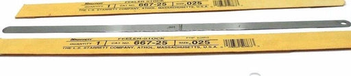 LOT OF 2 NEW STARRETT 667-25 FEELER STRIPS SIZE .025