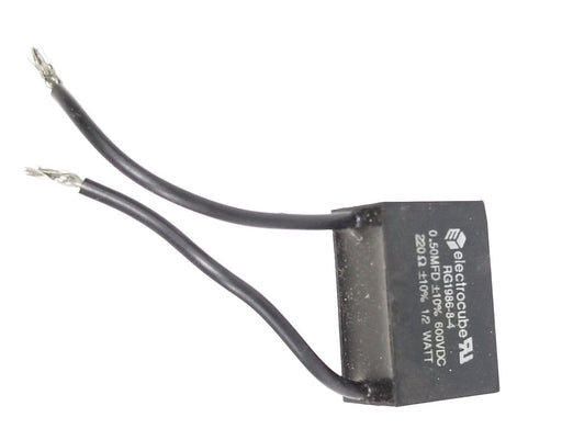ELECTROCUBE RG1986-8-4 RC NETWORK .5MFD 600VDC 220OHM 1/2W 4IN LEAD WIRE