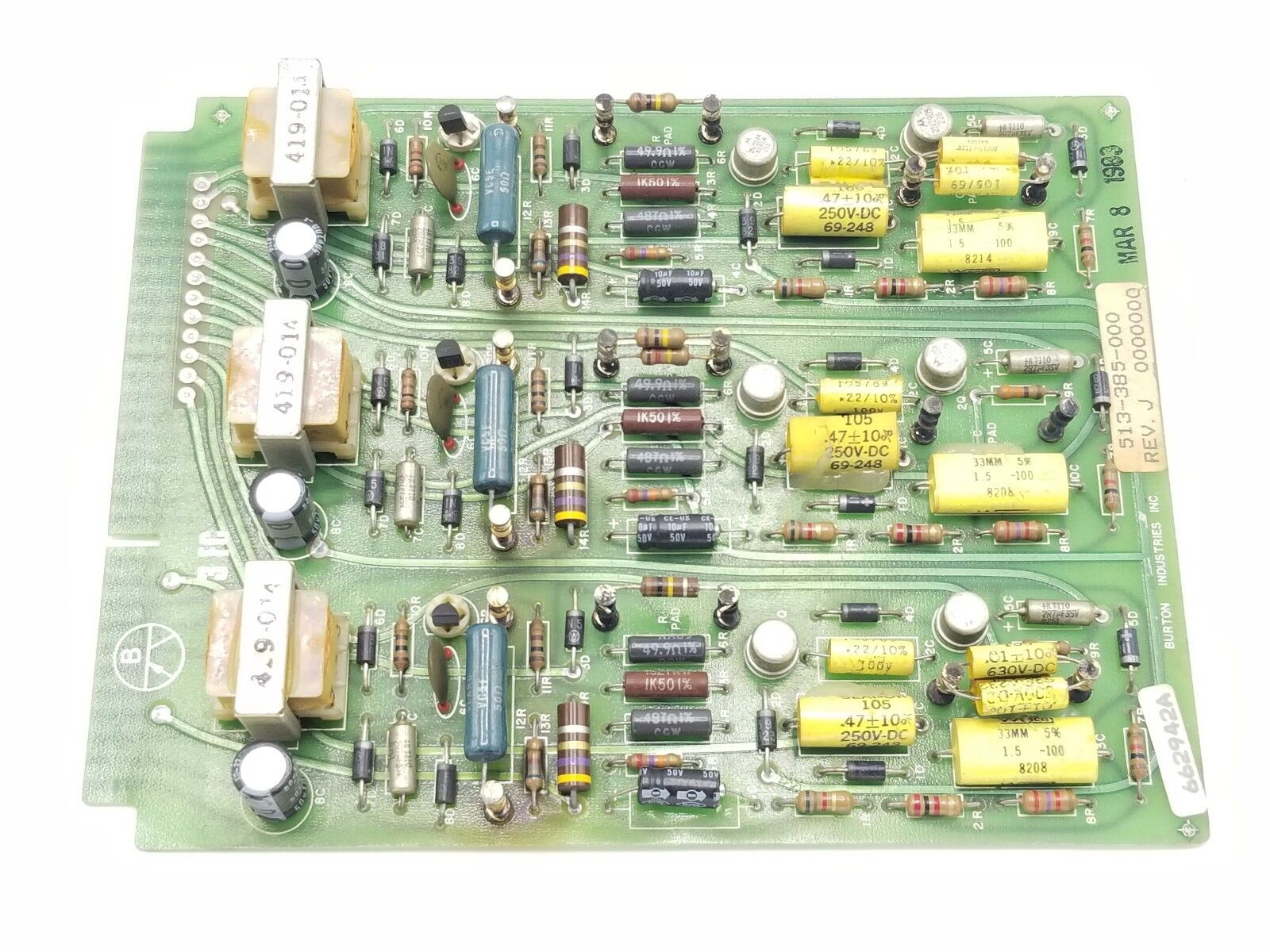 BURTON 513-385-000 FIRING BOARD BRV J, 513385000, 413-064-000