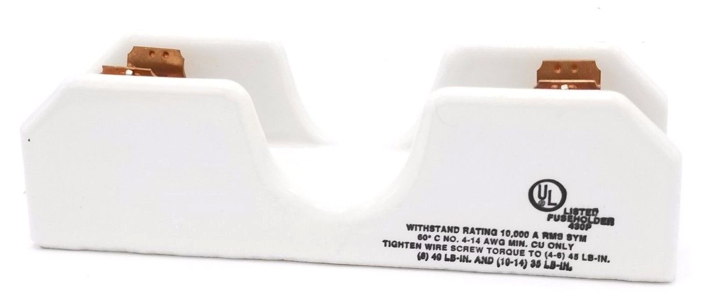 BUSSMANN 2611 CERAMIC FUSE BLOCK 60A, 600V