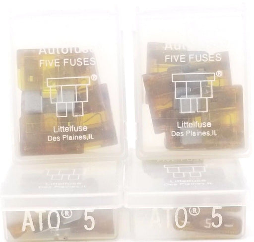 LOT OF 20 NEW LITTELFUSE ATO-5 FUSES ATO5