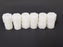 LOT OF 5 NEW MCMASTER-CARR 50775K306 DURABLE WHITE NYLON TUBE FITTING ADAPTERS