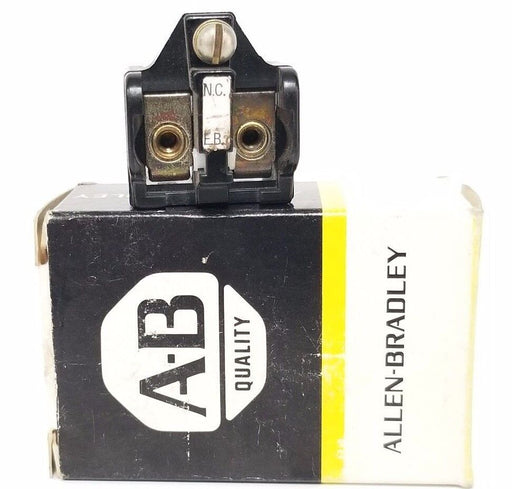 ALLEN BRADLEY 1495-G1 AUXILIARY CONTACT SIZE 1-2, 600V, 1495G1, SER. L (IN BOX)