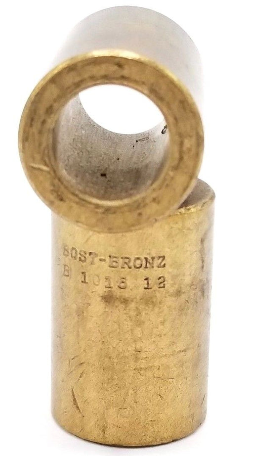 LOT OF 2 BOST-BRONZ B 1016 12 OIL IMPREGNATED SINTERED BRONZE BEARINGS B1016-12