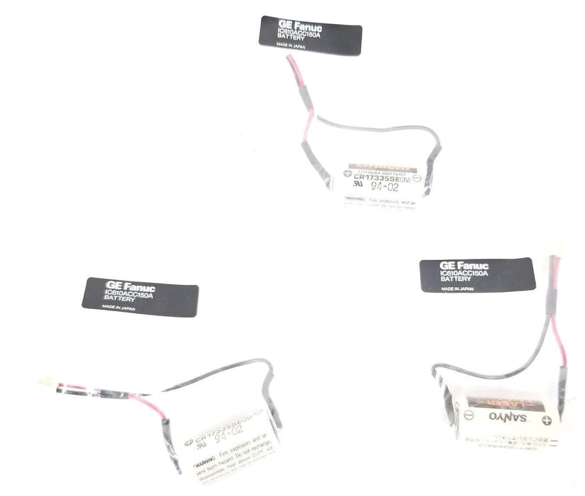 NEW GE FANUC IC610ACC150A BATTERY LITHIUM 3V CYL HIGH POWER (BOX OF 3)