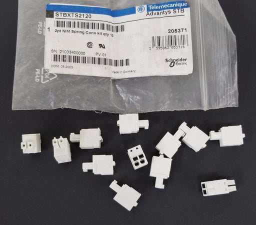 NEW TELEMECANIQUE STBXTS2120 ADVANTYS STB 2PT NIM SPRING CONN KIT QTY: 12
