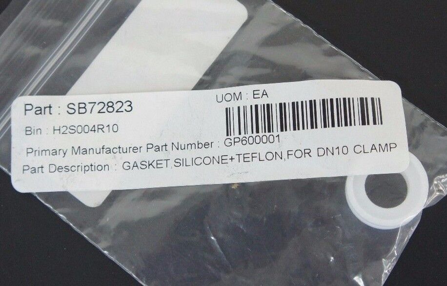LOT OF 10 NEW GENERIC GP600001 SILICONE TEFLON GASKETS FOR DN10 CLAMP
