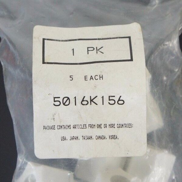 LOT OF 5 NEW GENERIC 5016K156 ELBOWS 3/8" MALE X 3/8" TUBE