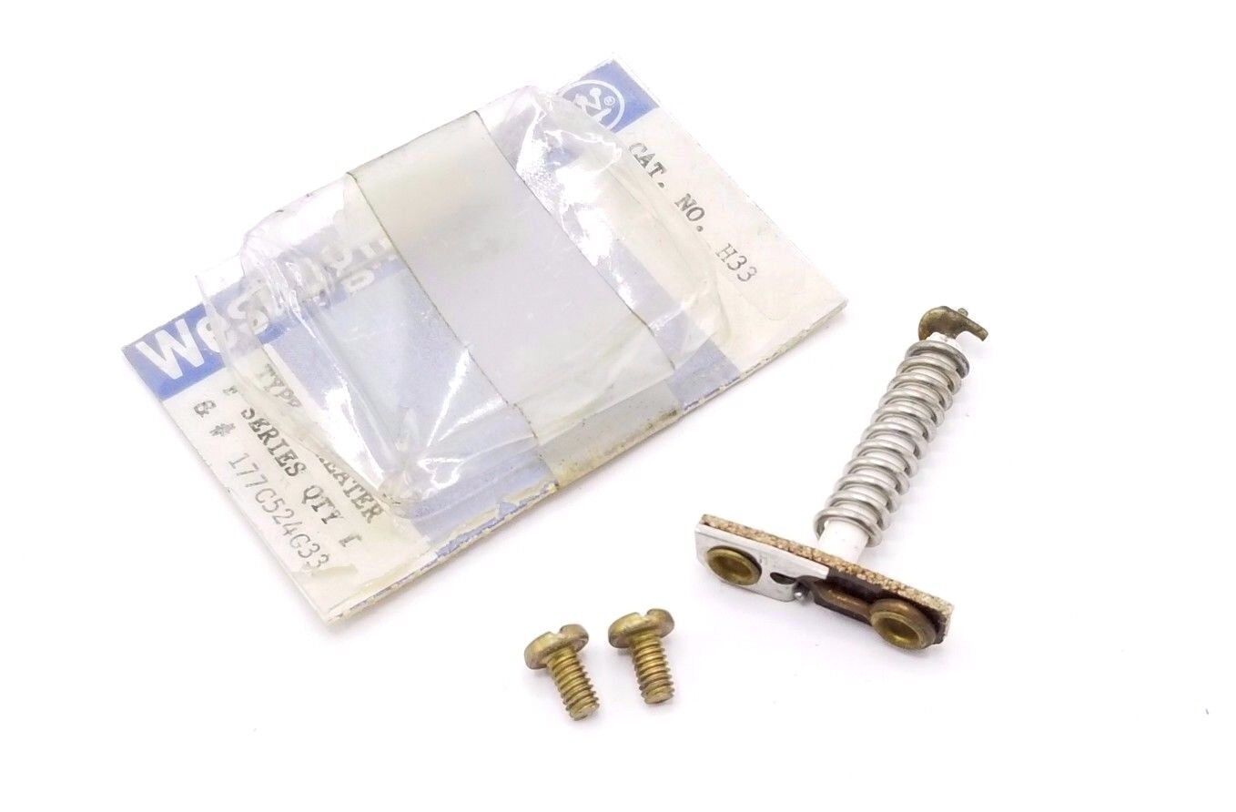 NEW WESTINGHOUSE 177C524G33 HEATER ELEMENT CAT. NO. H33 TYPE: A
