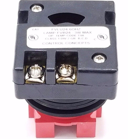 CONTROL CONCEPTS FVLU24-60HZ LAMP INDICATOR (MISSING LAMP AND LENS)
