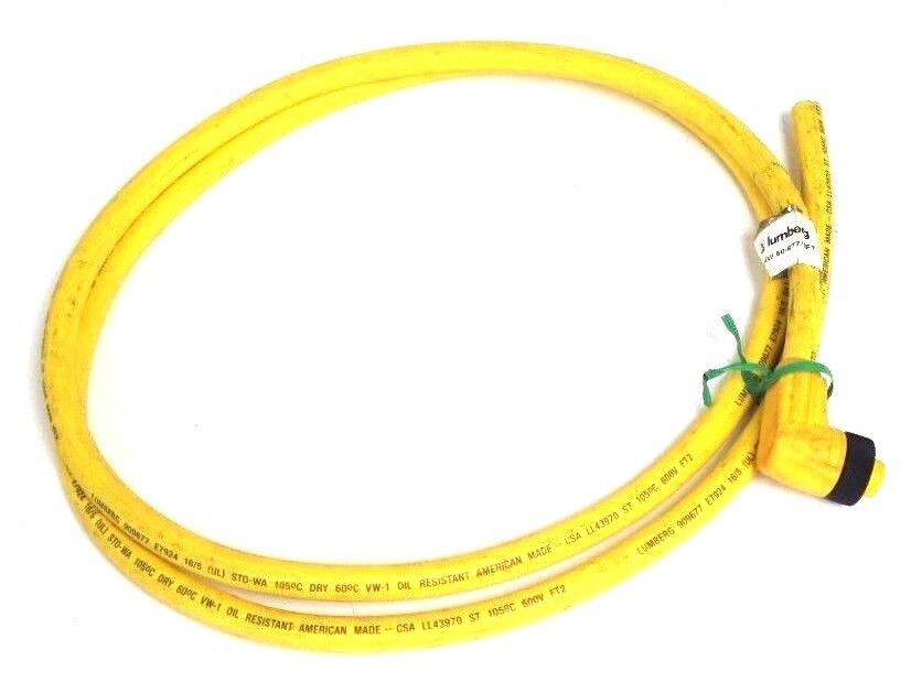 LUMBERG RKW-50-677-6FT CABLE 5 PIN FEMALE ELBOW RKW506776FT