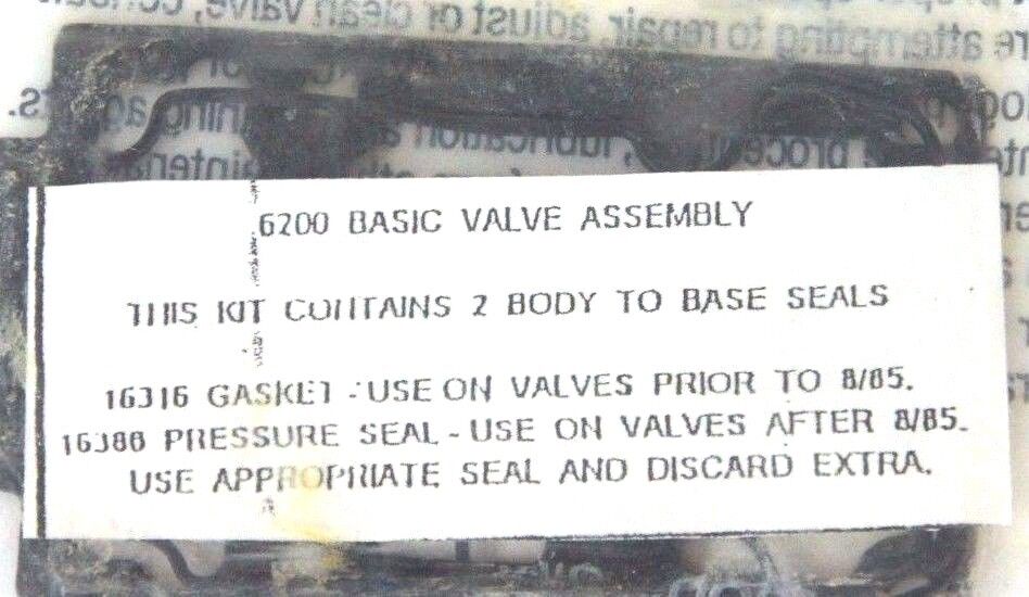 NEW SMC 6200 BASIC VALVE ASSEMBLY