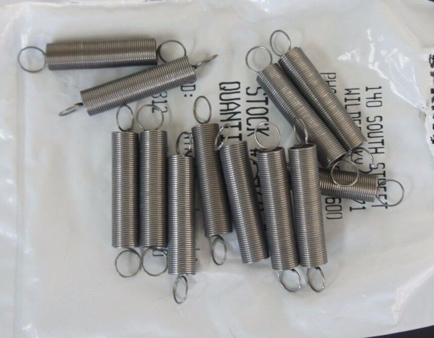 LOT OF 5 NEW JONES SPRING CO. 178-B SPRINGS 0.312 OD 1.880 LENGTH 5 BAGS OF 12