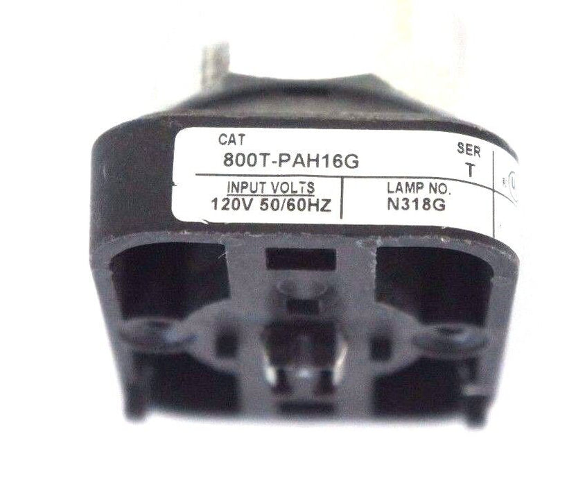 ALLEN BRADLEY 800T-PAH16G ILLUMINATED PUSH BUTTON SER. T, 120V, 50/60HZ