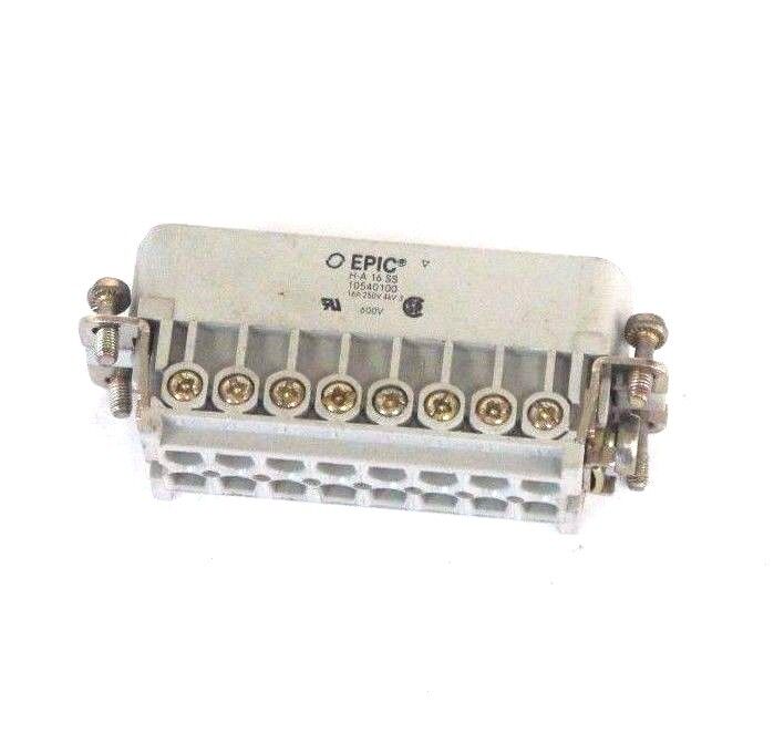 NEW HARTING 10540100 PLUG CONNECTOR 16A, 250V