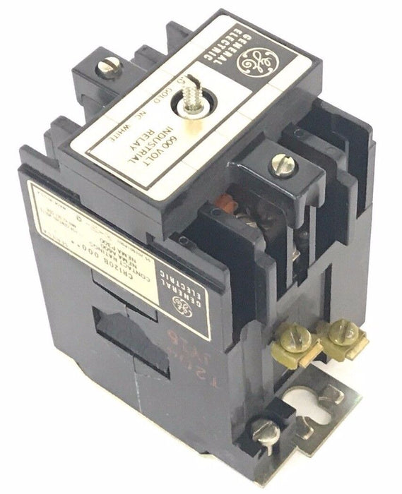 NEW GE GENERAL ELECTRIC CR120B00022 INDUSTRIAL RELAY SER. A, 120/110V COIL