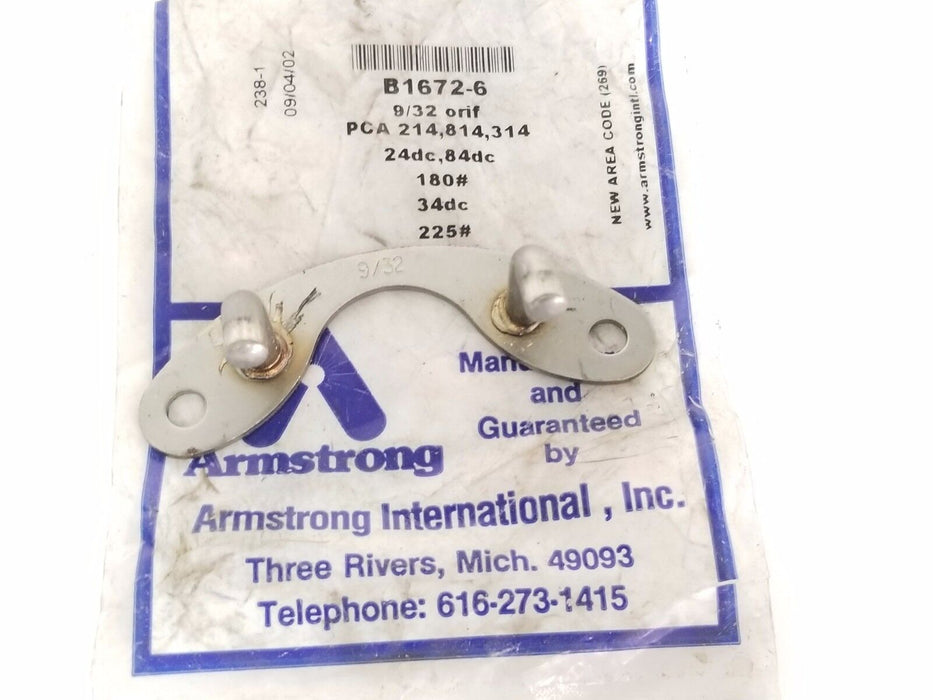 NEW ARMSTRON B1672-6 BUCKET MECHANISM 9/32 ORIF. (INCOMPLETE)