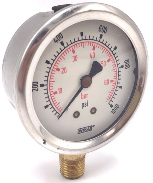 NEW WIKA 9692075 INDUSTRIAL GAUGE SIZE: 2.5'' 0-1000 PSI