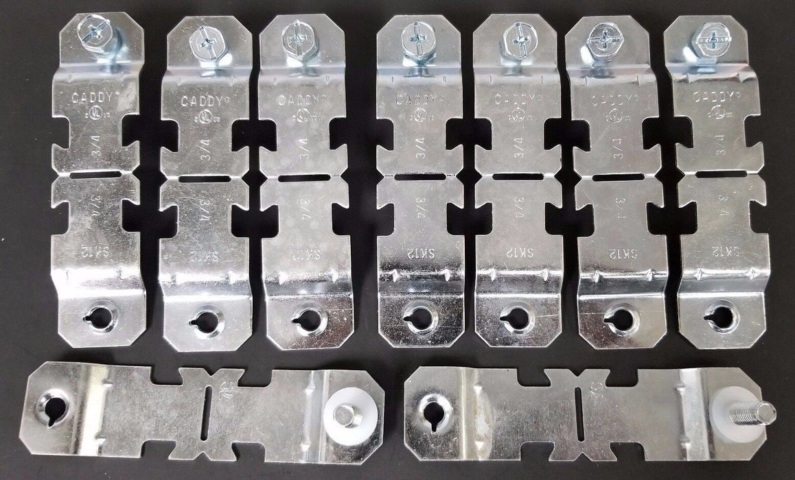 LOT OF 9 NEW CADDY SK12 STRUT CLAMPS 3/4''