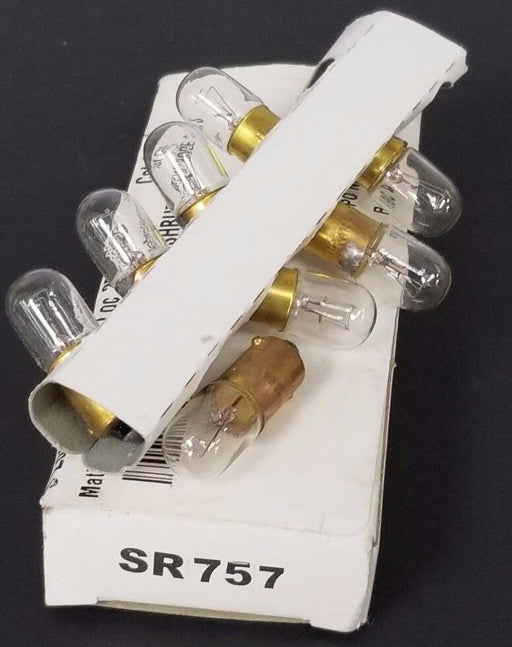 LOT OF 8 NEW GENERIC SR 757 BULBS .8A, 28V