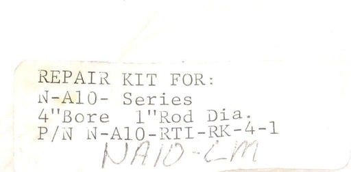 NEW GENERIC N-A10-RTI-RK-4-1 REPAIR KIT 4'' BORE 1'' ROD DIA.