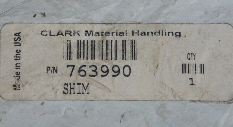 LOT OF 2 NEW CLARK MATERIAL HANDLING 763990 SHIMS