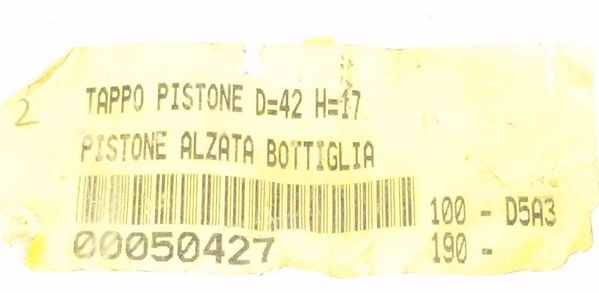 NEW TAPPO PISTONE 00050427 D=42 H=17