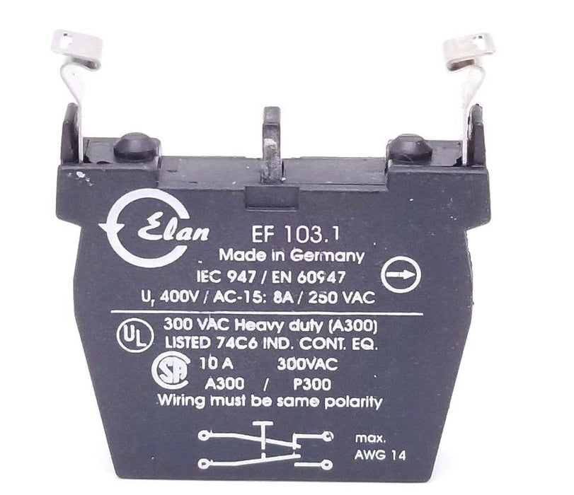NEW ELAN EF 103.1 TERMINAL BLOCK EF1031