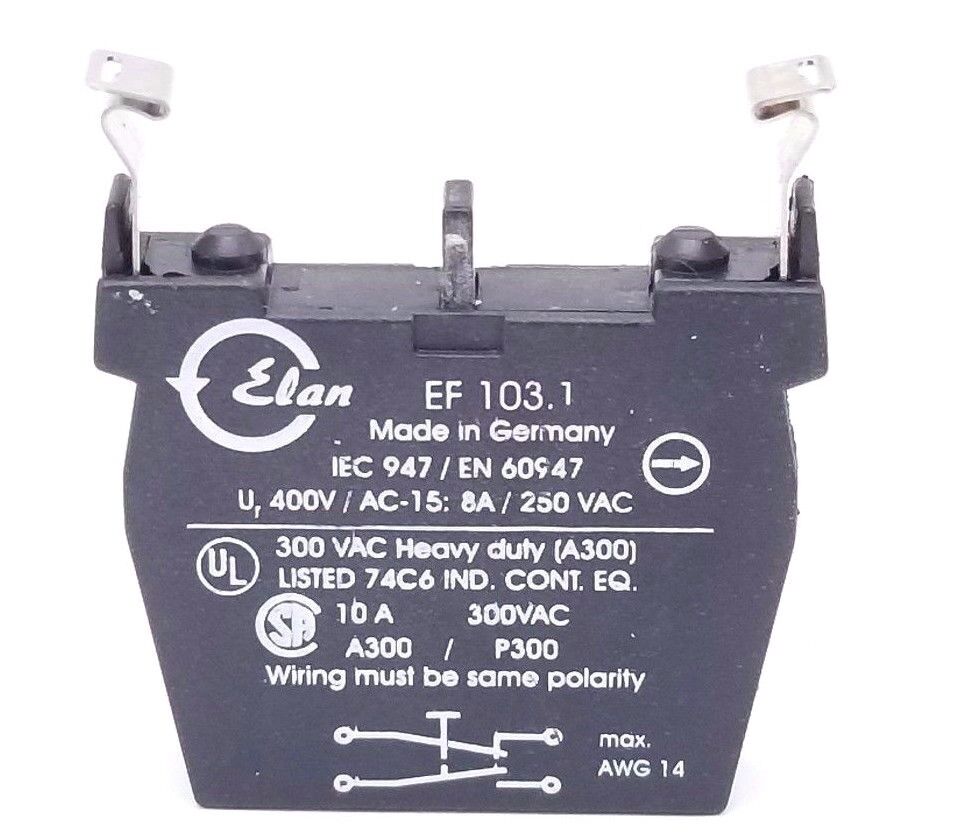 NEW ELAN EF 103.1 TERMINAL BLOCK EF1031
