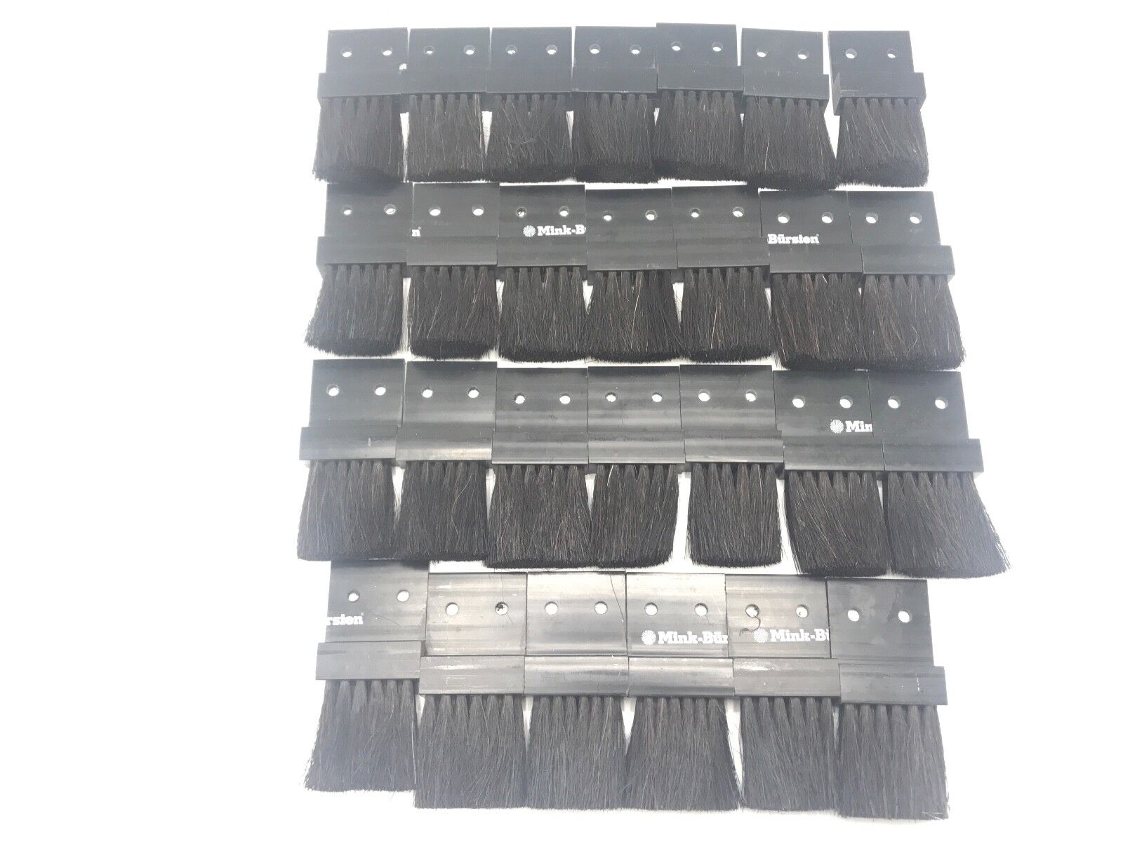 LOT 27 MINK-BURSTEN 1-1/2" NYLON BRISTLE APPLICATOR BRUSHES ZK303, 0006603030