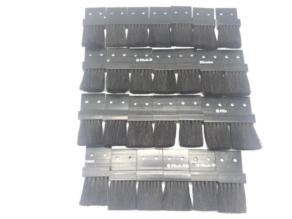 LOT 27 MINK-BURSTEN 1-1/2" NYLON BRISTLE APPLICATOR BRUSHES ZK303, 0006603030