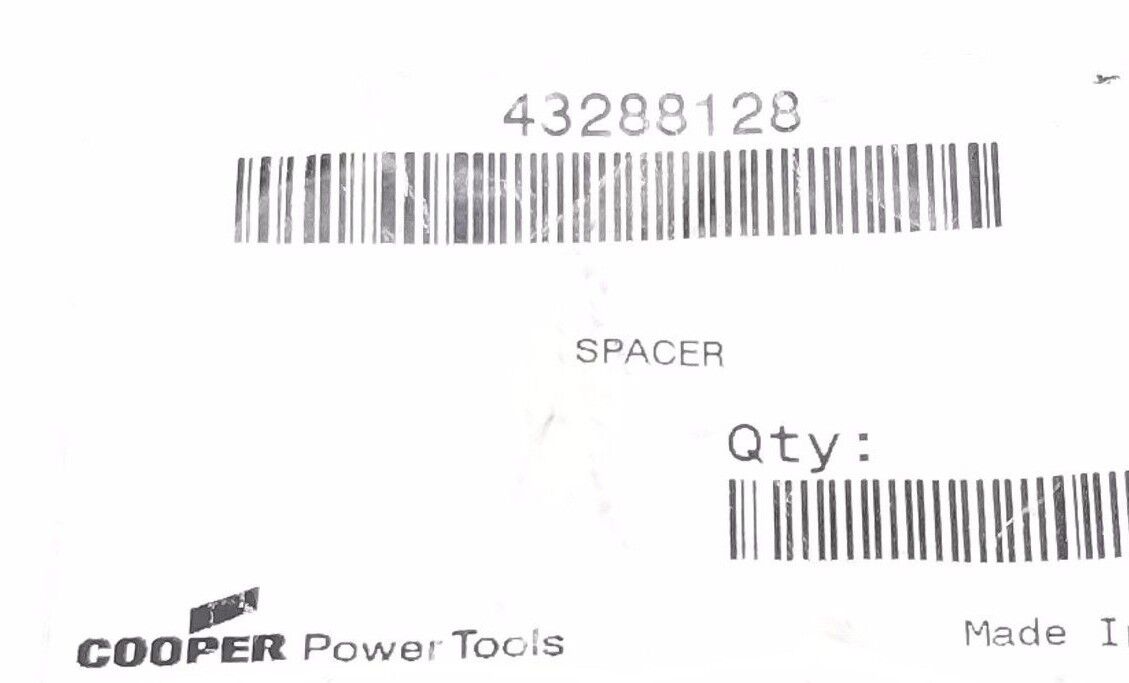LOT OF 3 NEW COOPER POWER TOOLS 43288128 SPACERS