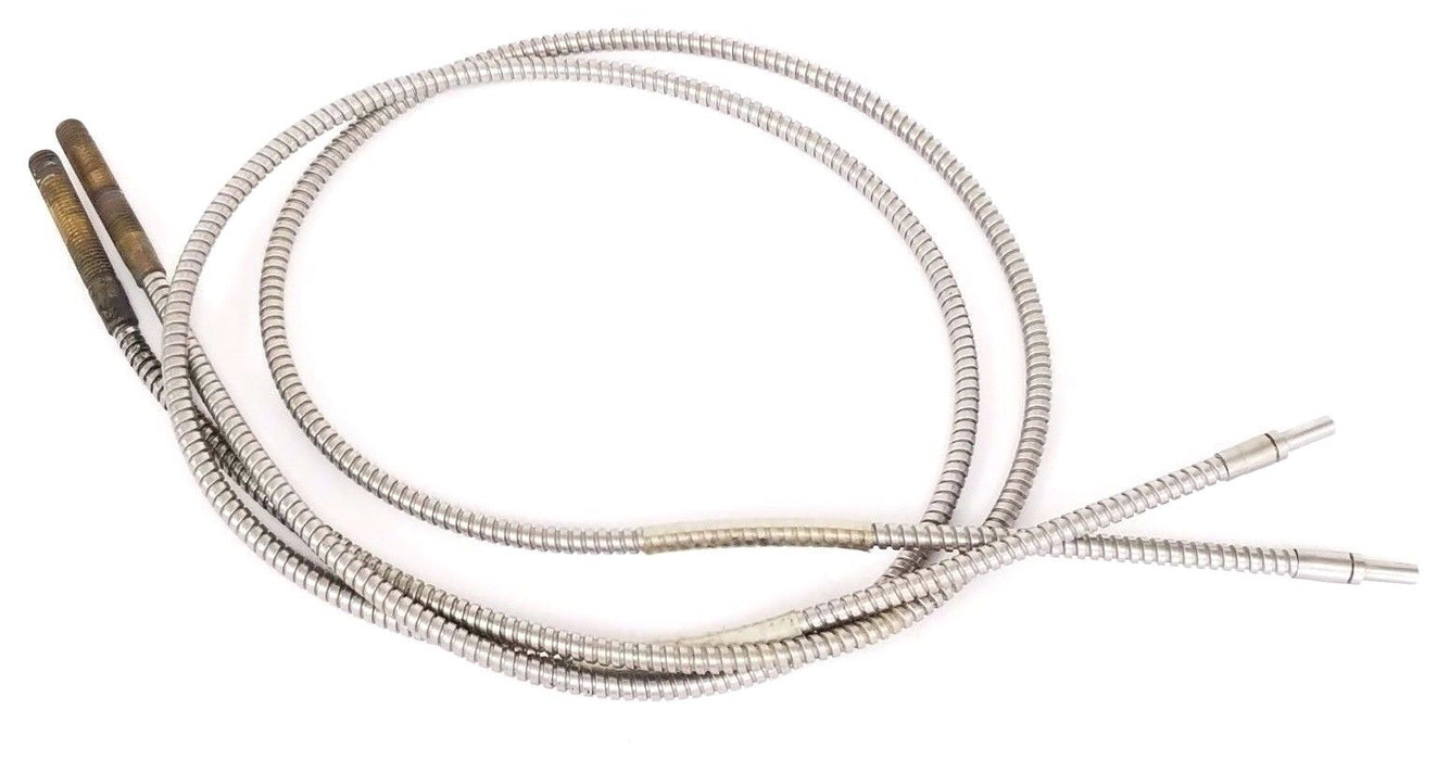 LOT OF 2 TRI-ONIC F-A-36T FIBER OPTIC CABLE 36'' FA36T