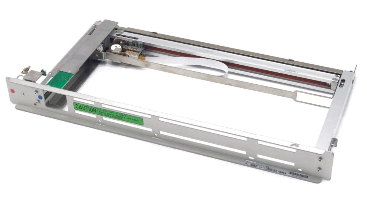 OKI ROBOT UNIT ER NO. 0052 DATE 2000 04 LINEAR SLIDE PRINTER TRAY