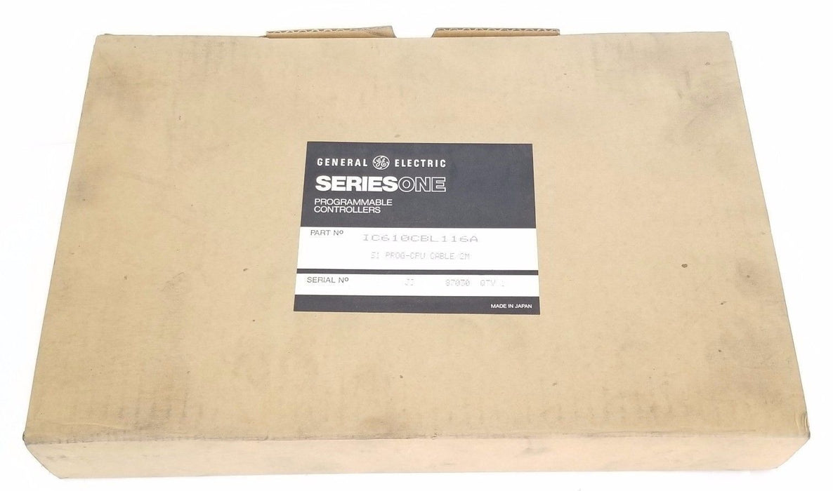 NIB GE FANUC IC610CBL116A S1 PROG-CPU CABLE/2M