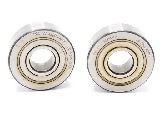 LOT OF 2 INA LR 5203 KDDU BALL BEARINGS ANGULAR CONTACT 17X47X17.5MM