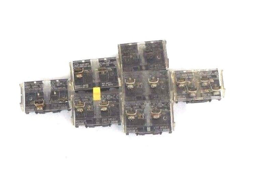 LOT OF 7 ALLEN BRADLEY CONTACT BLOCKS 800T-XD1, 800T-XD2, 800T-XD4, 800T-XA